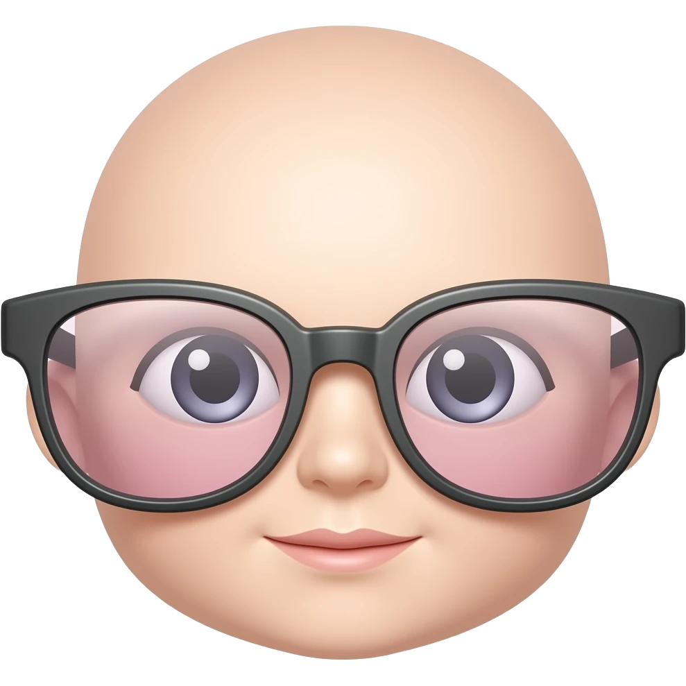 rose colored glasses emoji