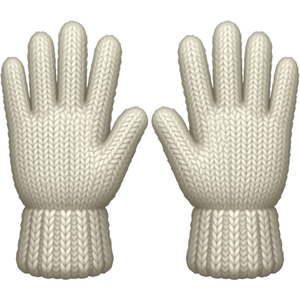 wool gloves emoji