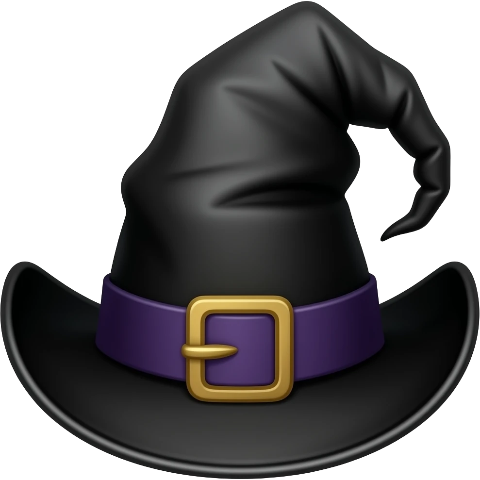 goth hat emoji