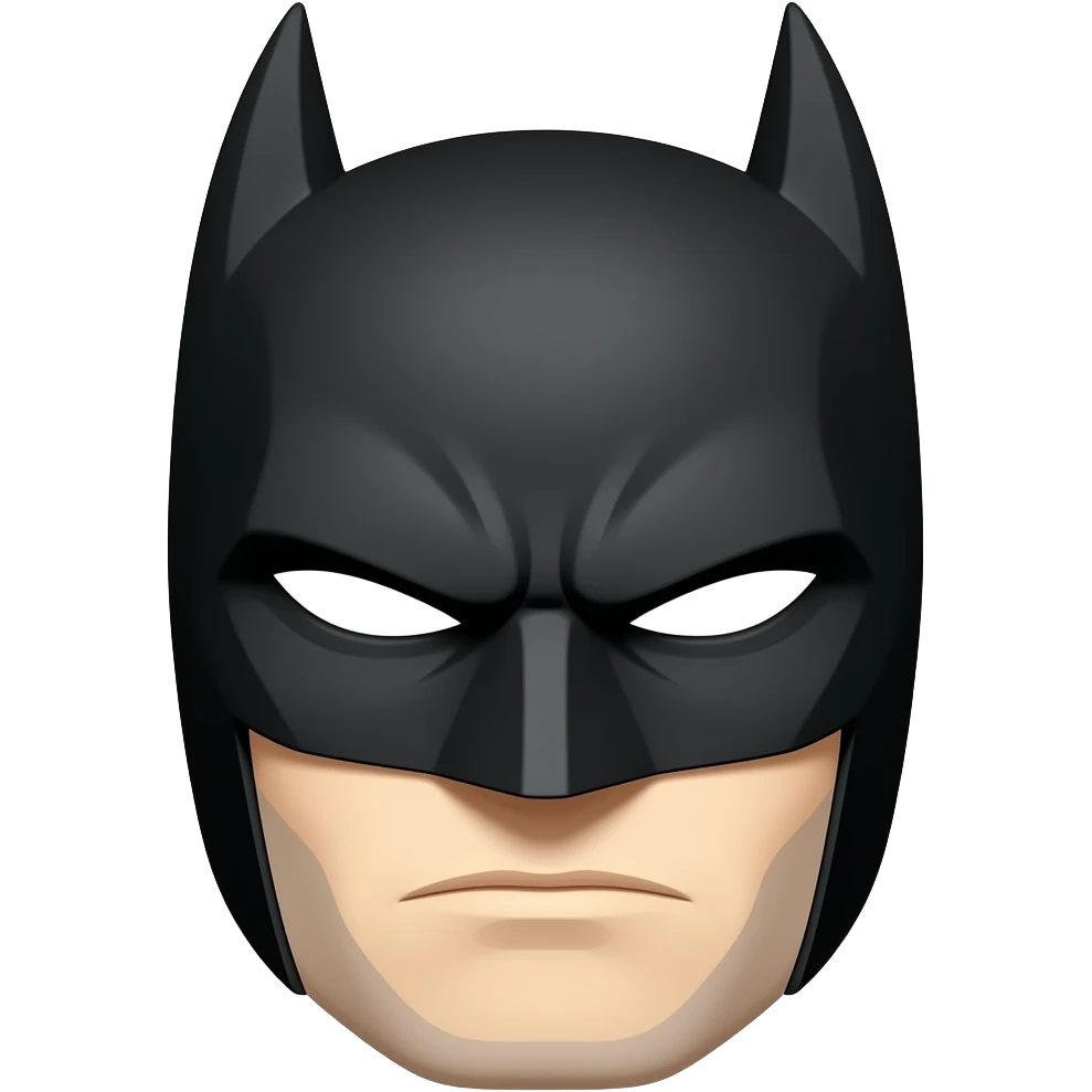 batman head without background emoji