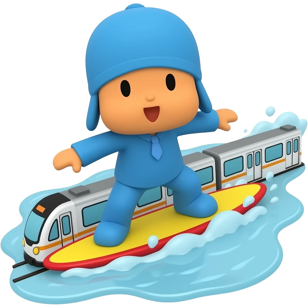 Subway Surf Pocoyo emoji