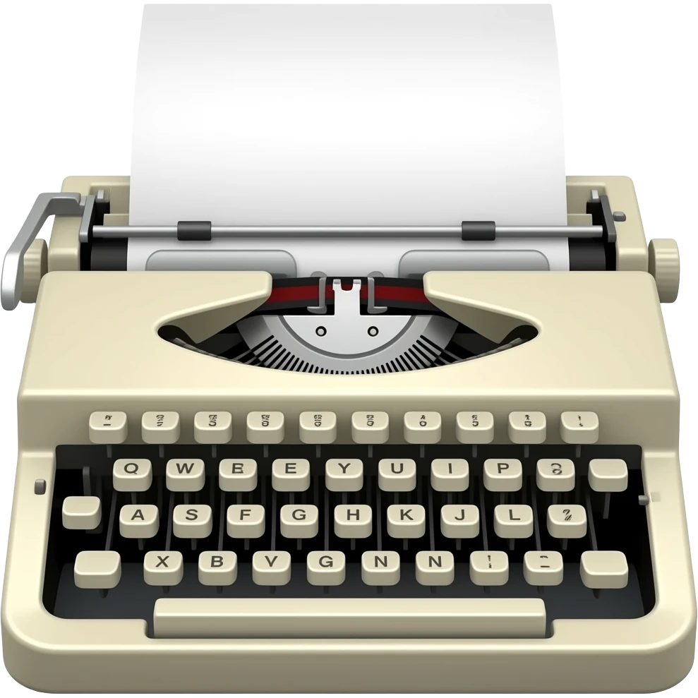 Typewriter emoji