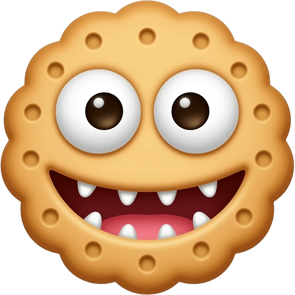 monster cookie emoji