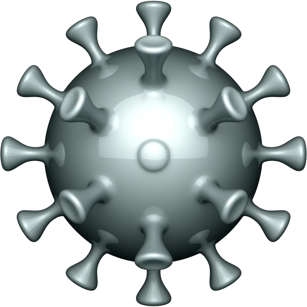 Mini virus emoji