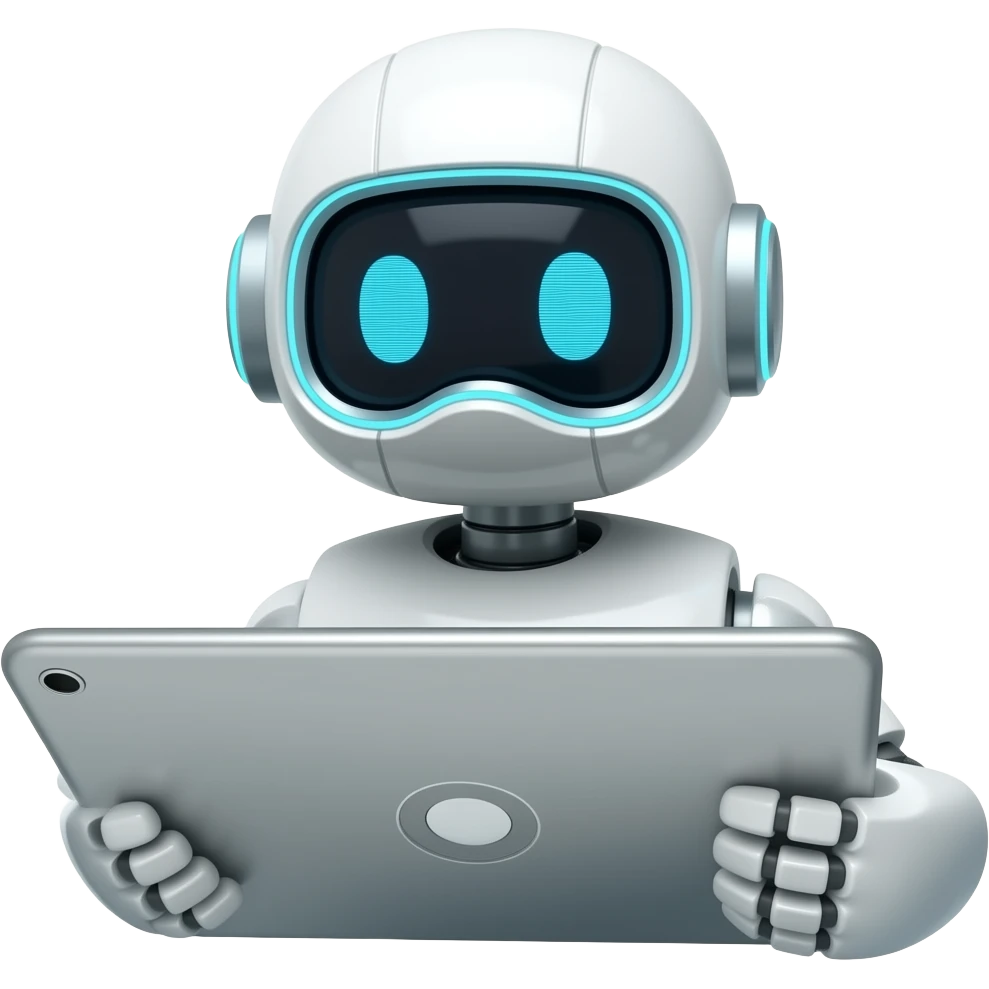 robot y tablet emoji