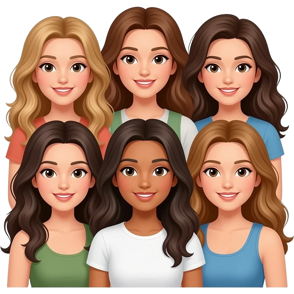 grupo de amigas emoji