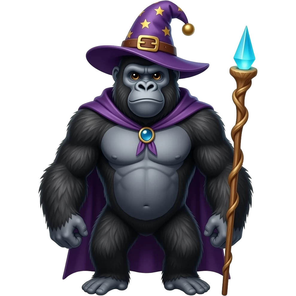 gorila mago emoji