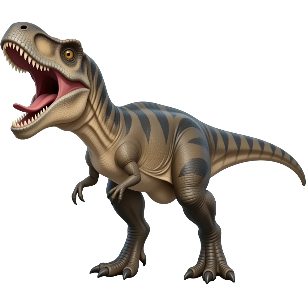 Allosaurus yelling emoji