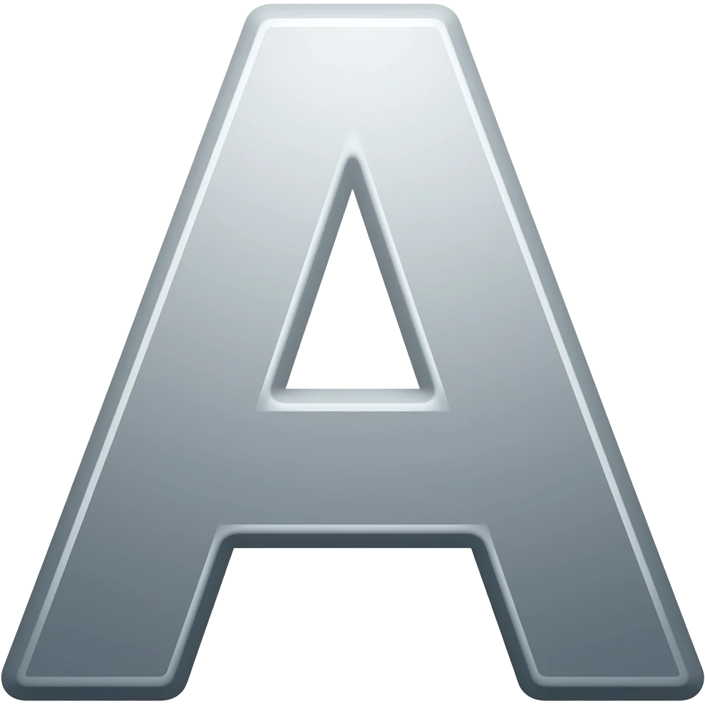 lettre A emoji