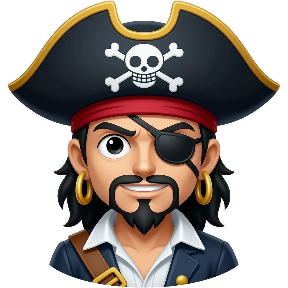 Blackbeard one piece emoji