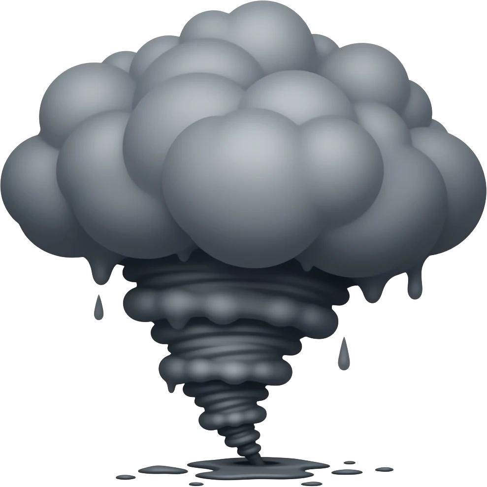 smoke tornado dark and twisted haunting emoji