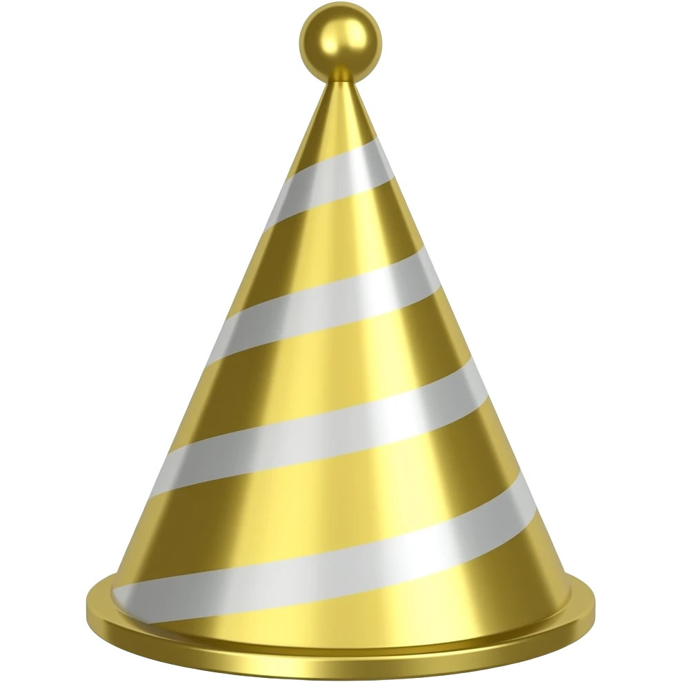 Gorro de cumpleaños emoji
