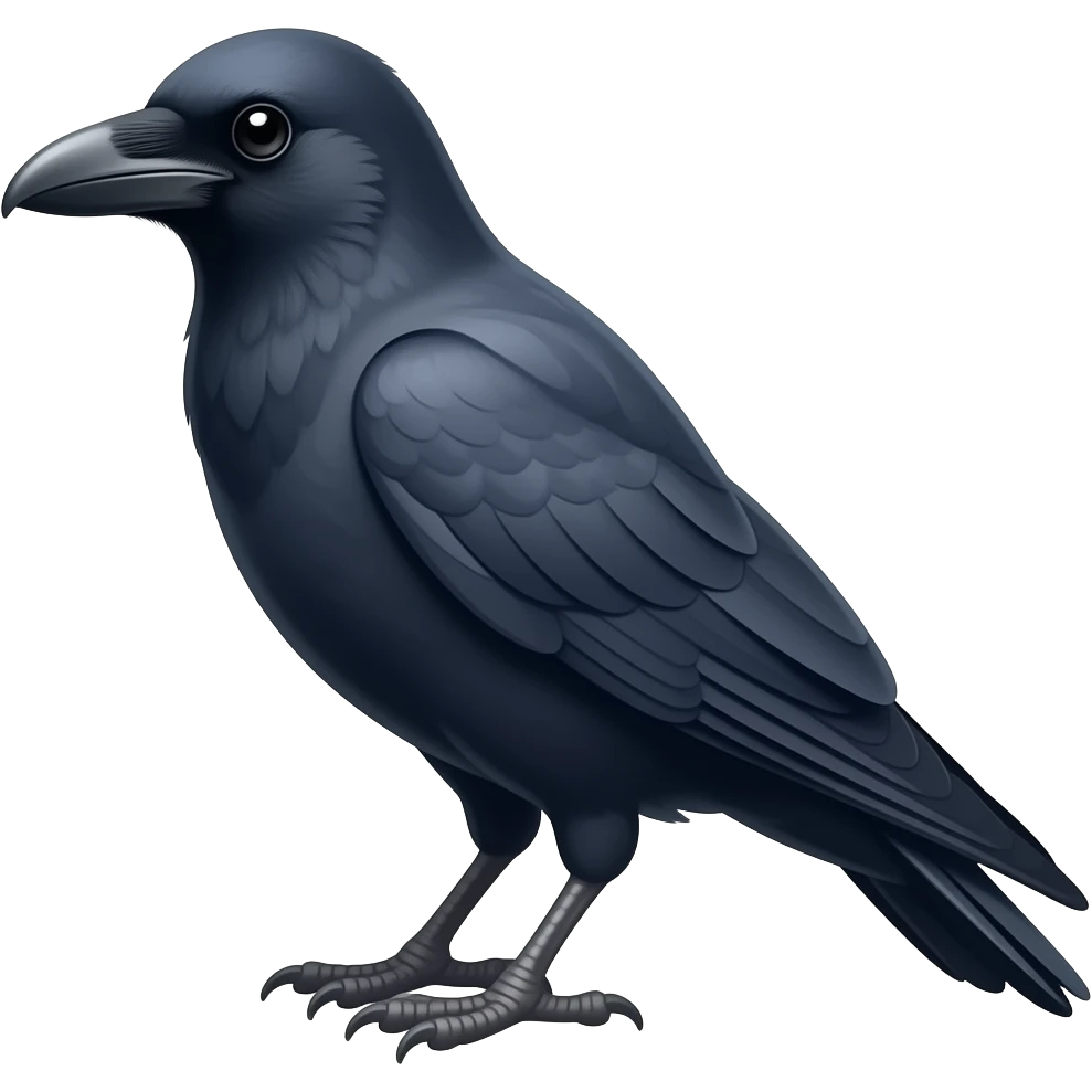Crow emoji