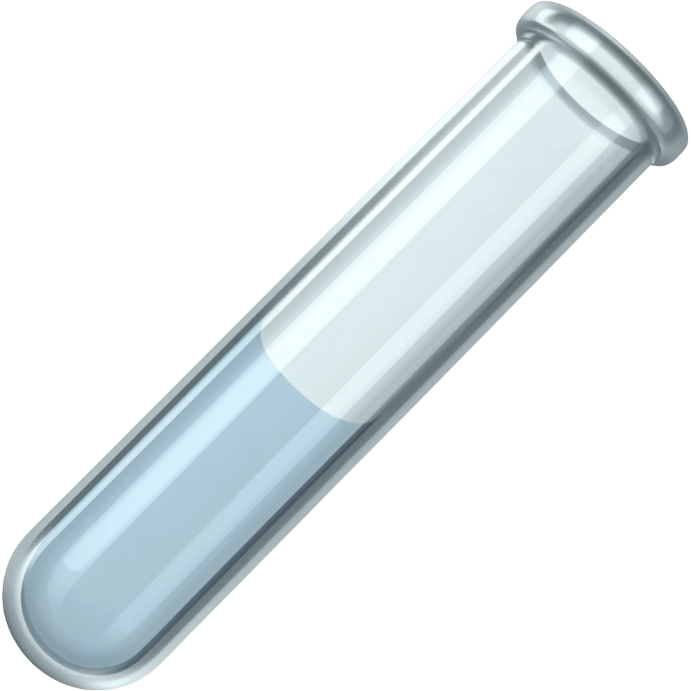 empty test tube emoji