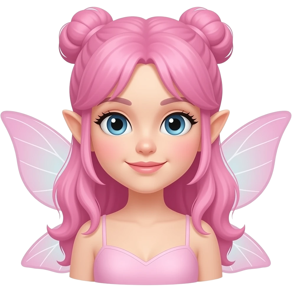 fada rosa emoji