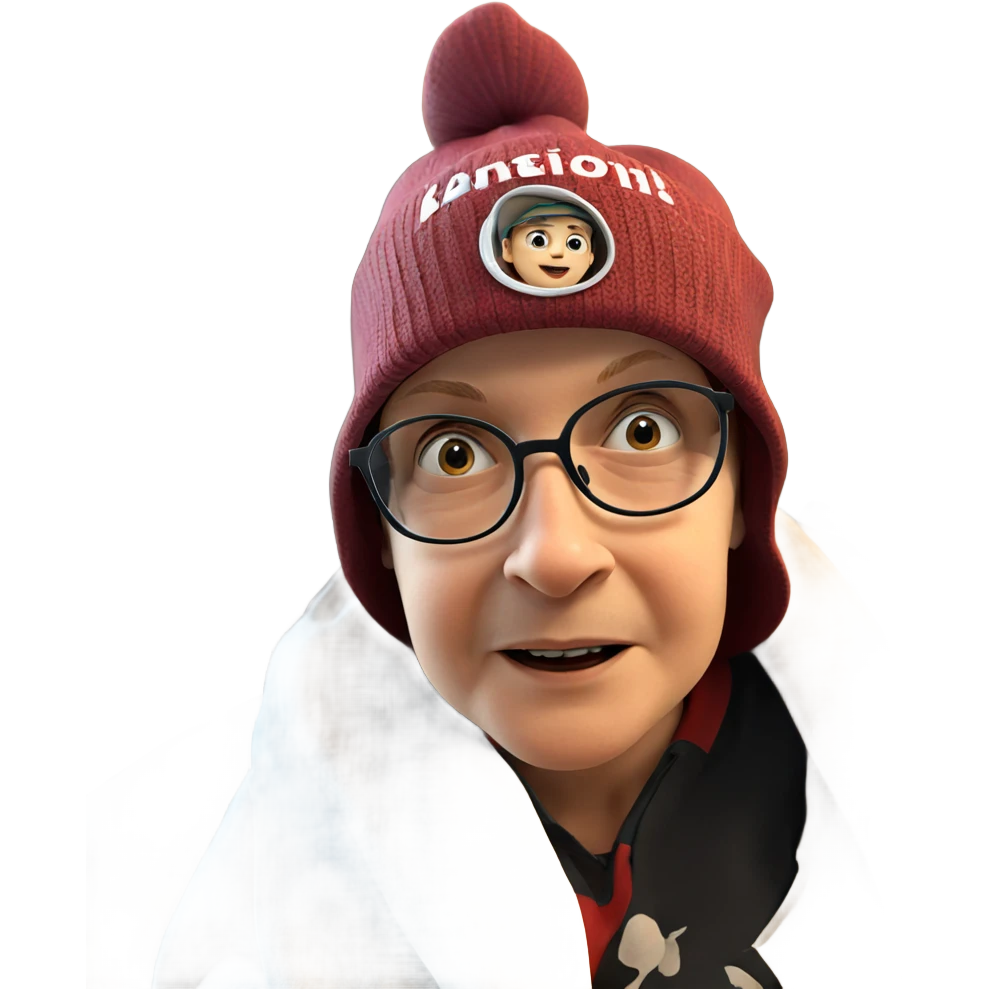 boy in hat portrait emoji