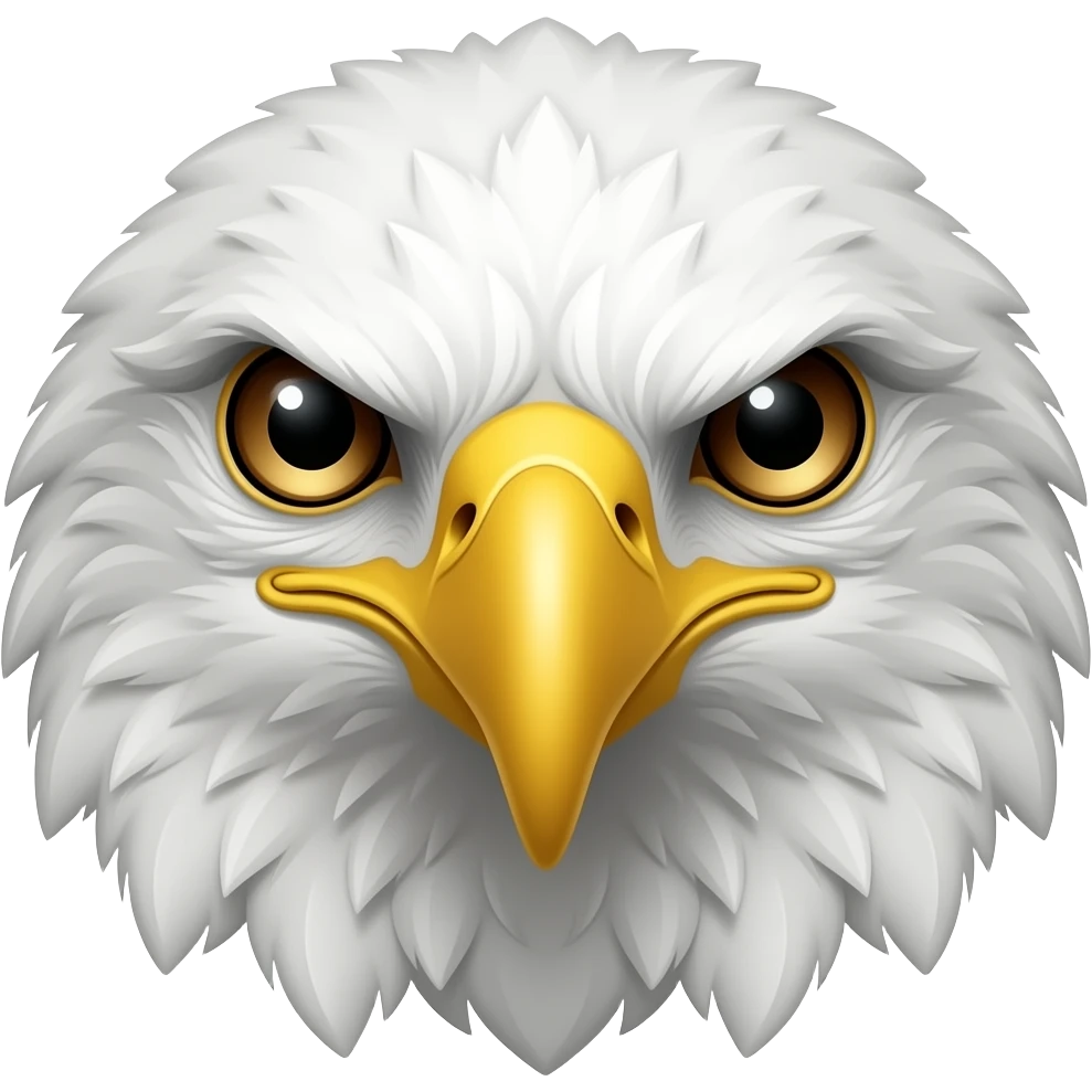 intense eagle eyes emoji