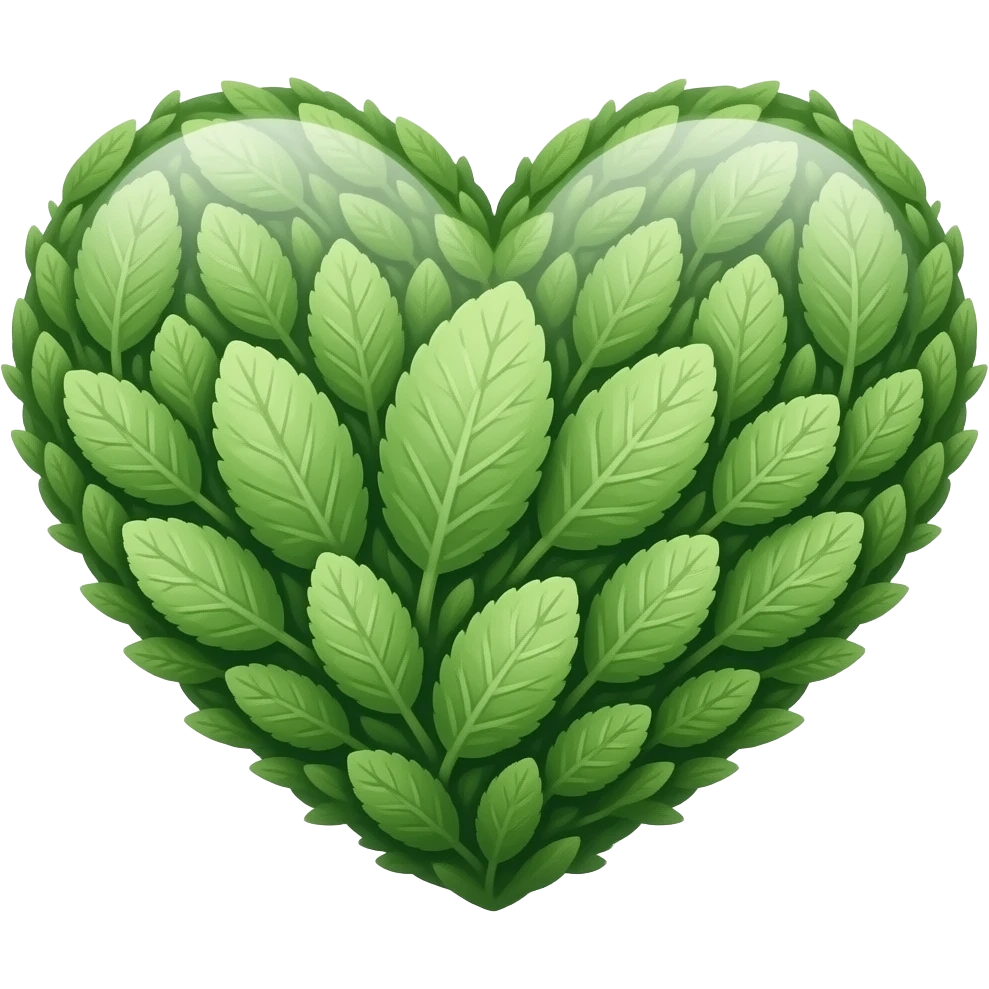 Sage heart emoji