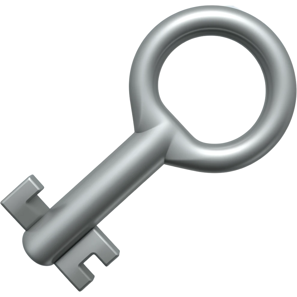 remove key icon emoji