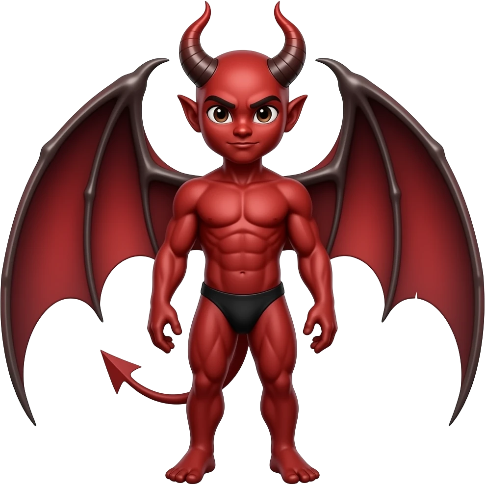 devil with wings emoji