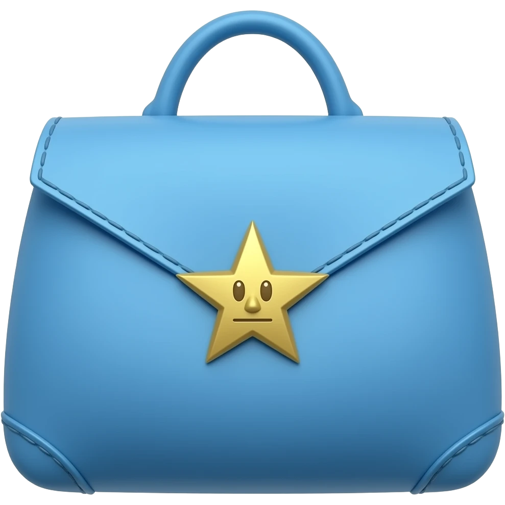 Sac bleu emoji