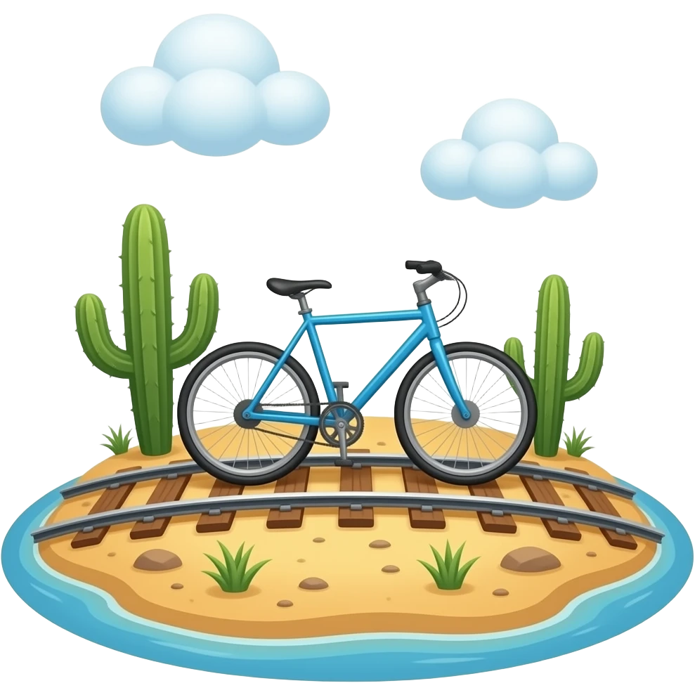 🚲🛤🏝 emoji