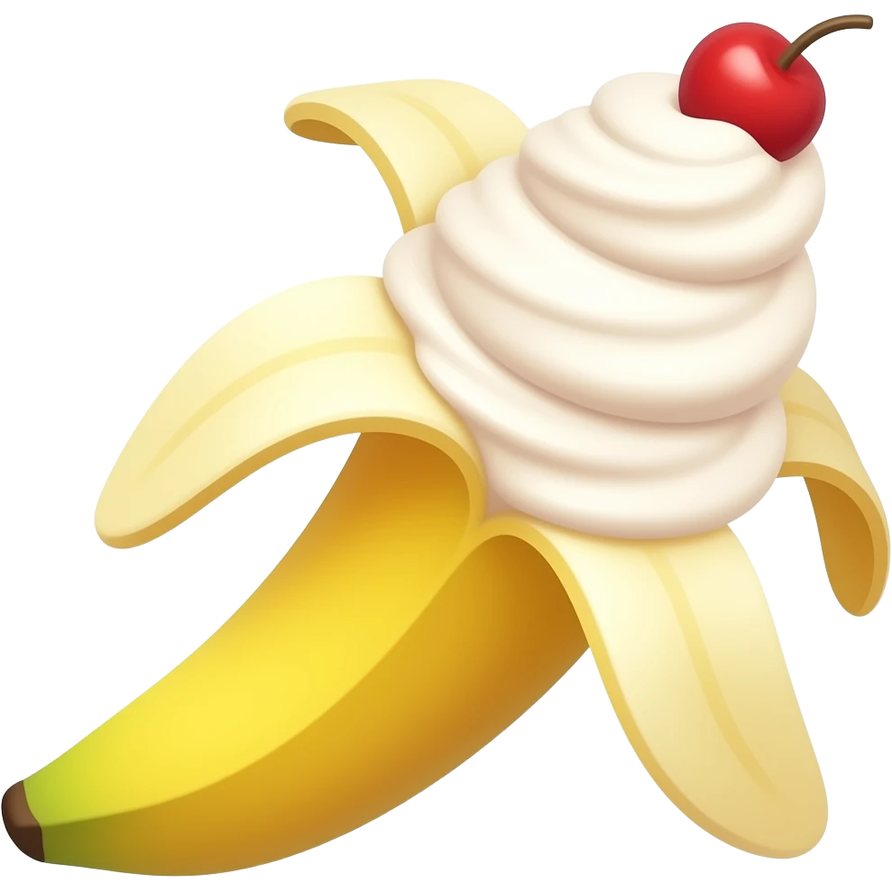 bannana split emoji