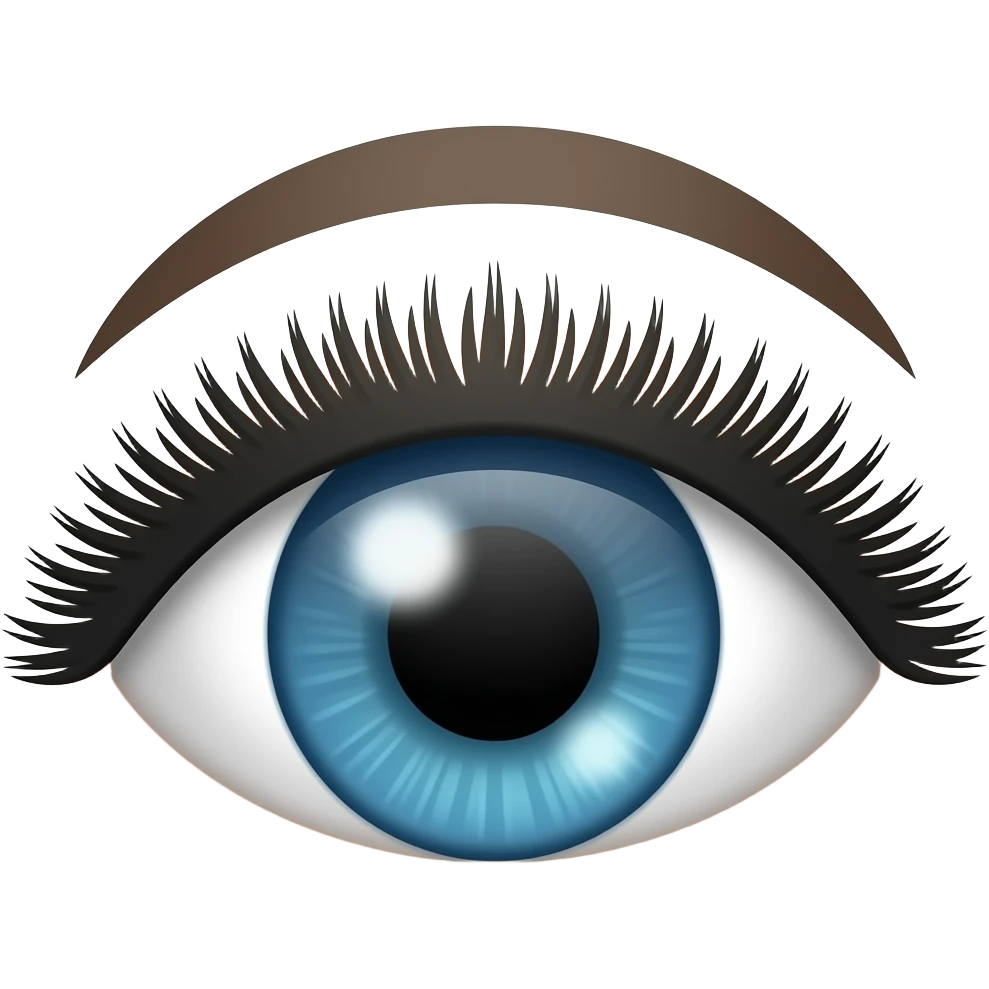 long lashes emoji