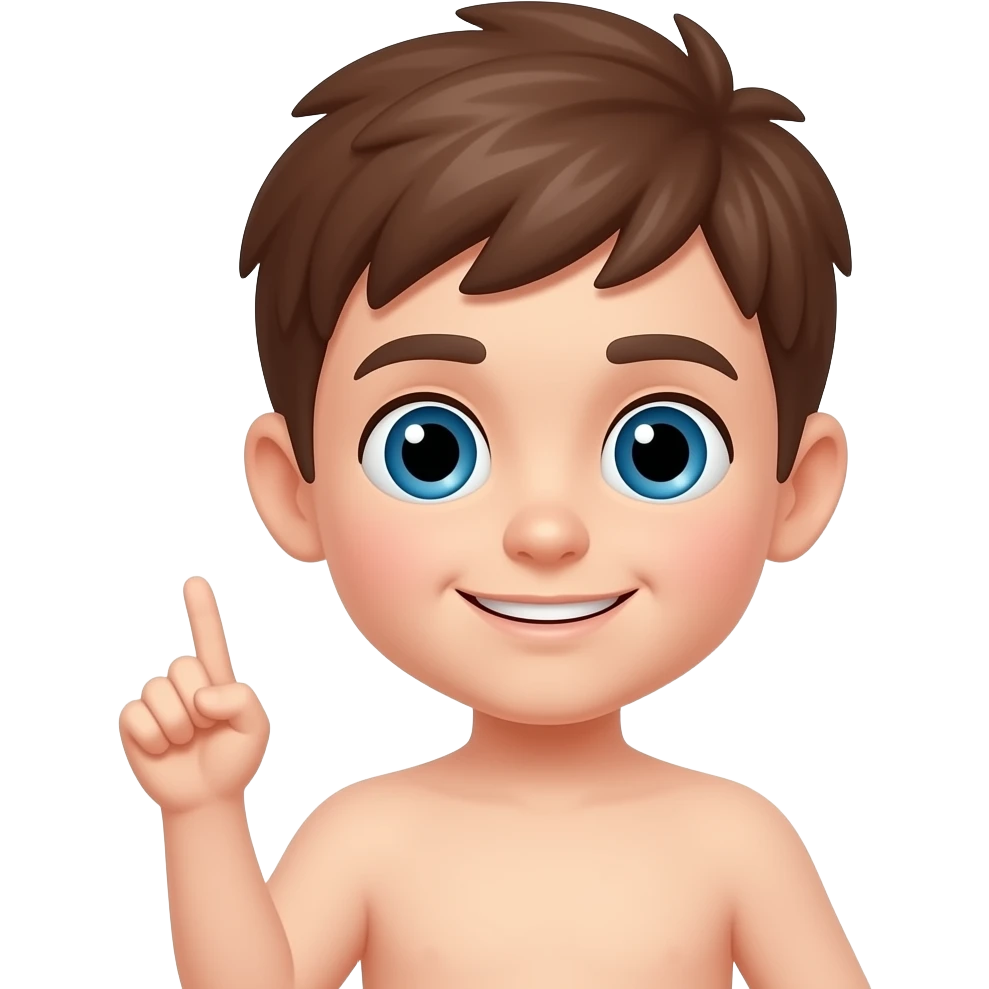 Boy showing his penis emoji