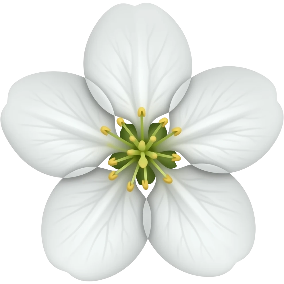 нарисуй цветок Malus 'Brandy Magic' emoji