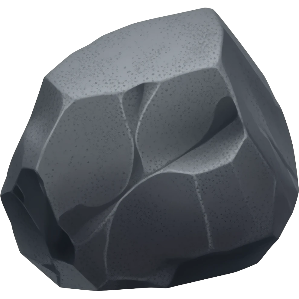 cooled lava rock emoji