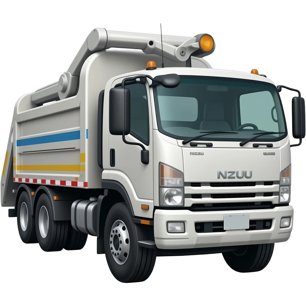camion 6 roues isuzu nrr avec boite paysagiste emoji