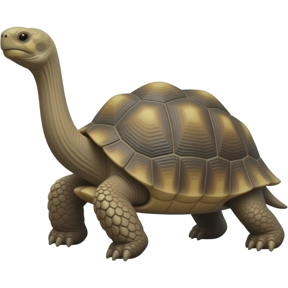 首が長いガラパゴスゾウガメ emoji