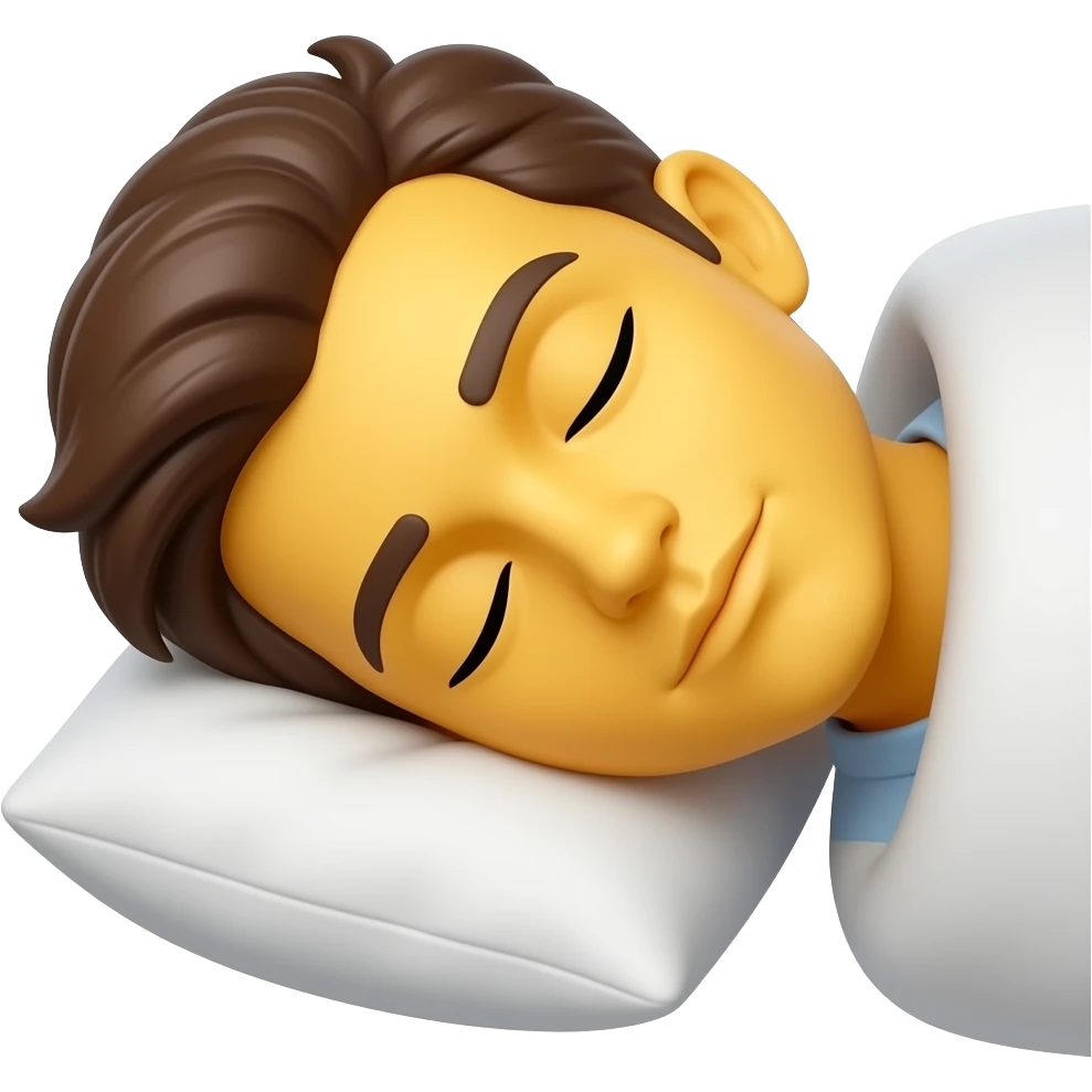 yellow face sleep emoji