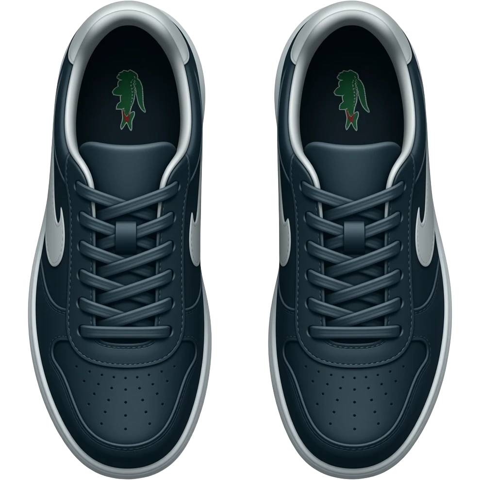 кросовки lacoste темные emoji