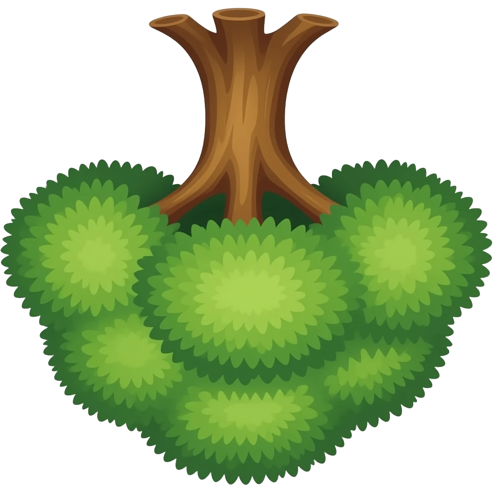 upside down tree emoji