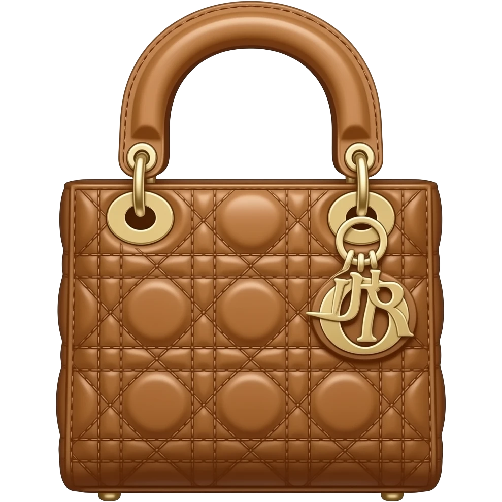 caramel dior bag emoji