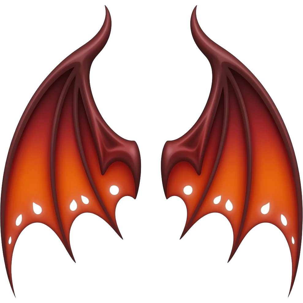 Devil wings emoji