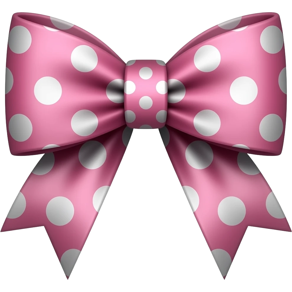 coquette bow emoji