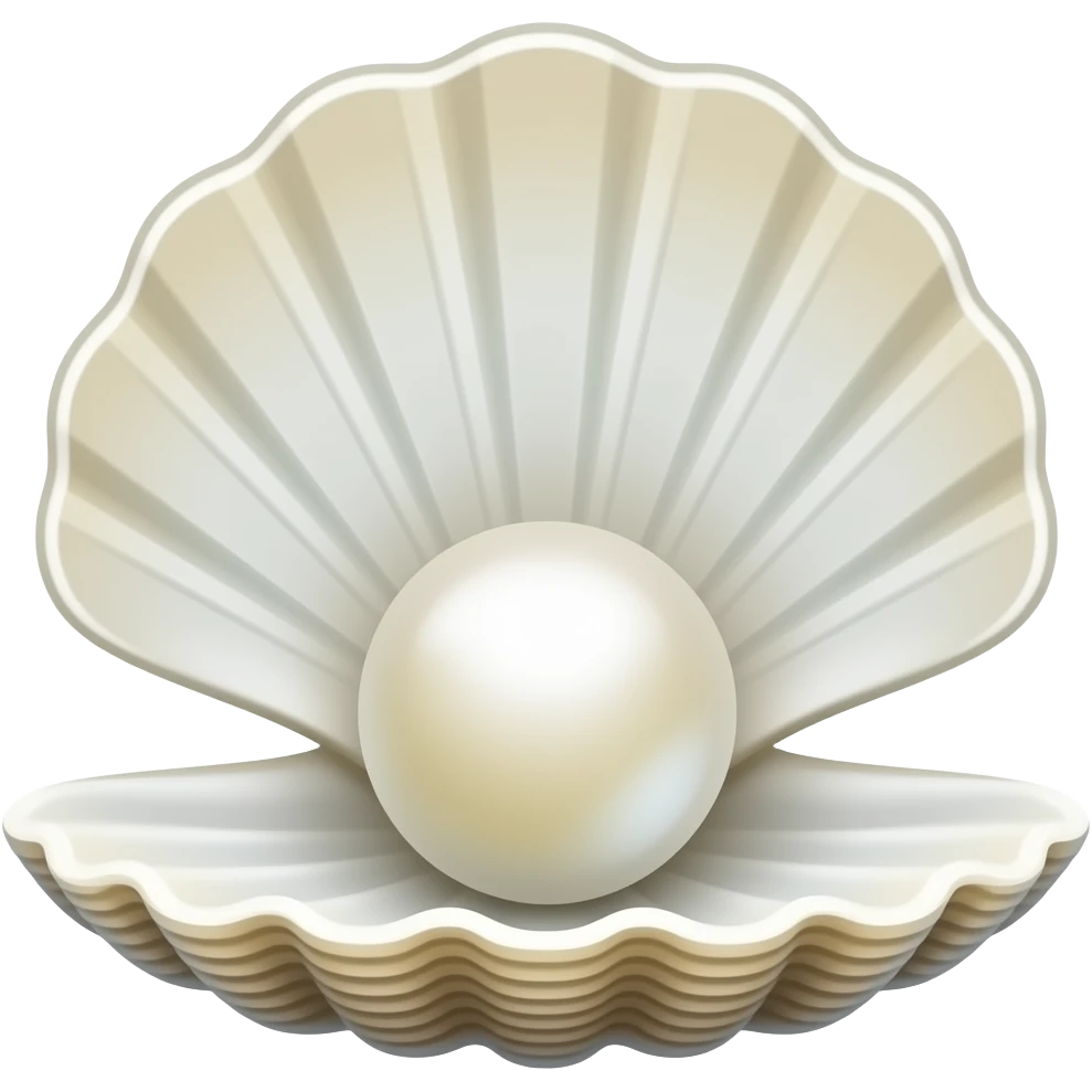 pearl shell emoji