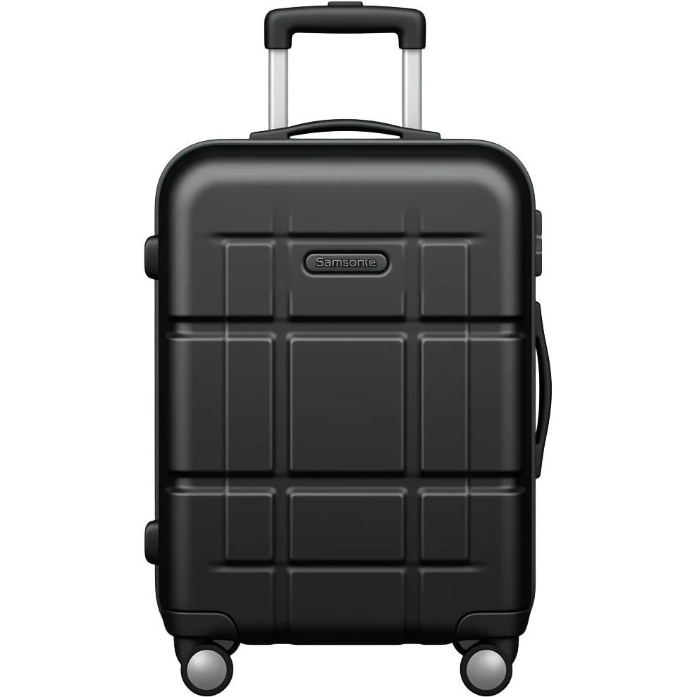 Black samsonite suitcase emoji