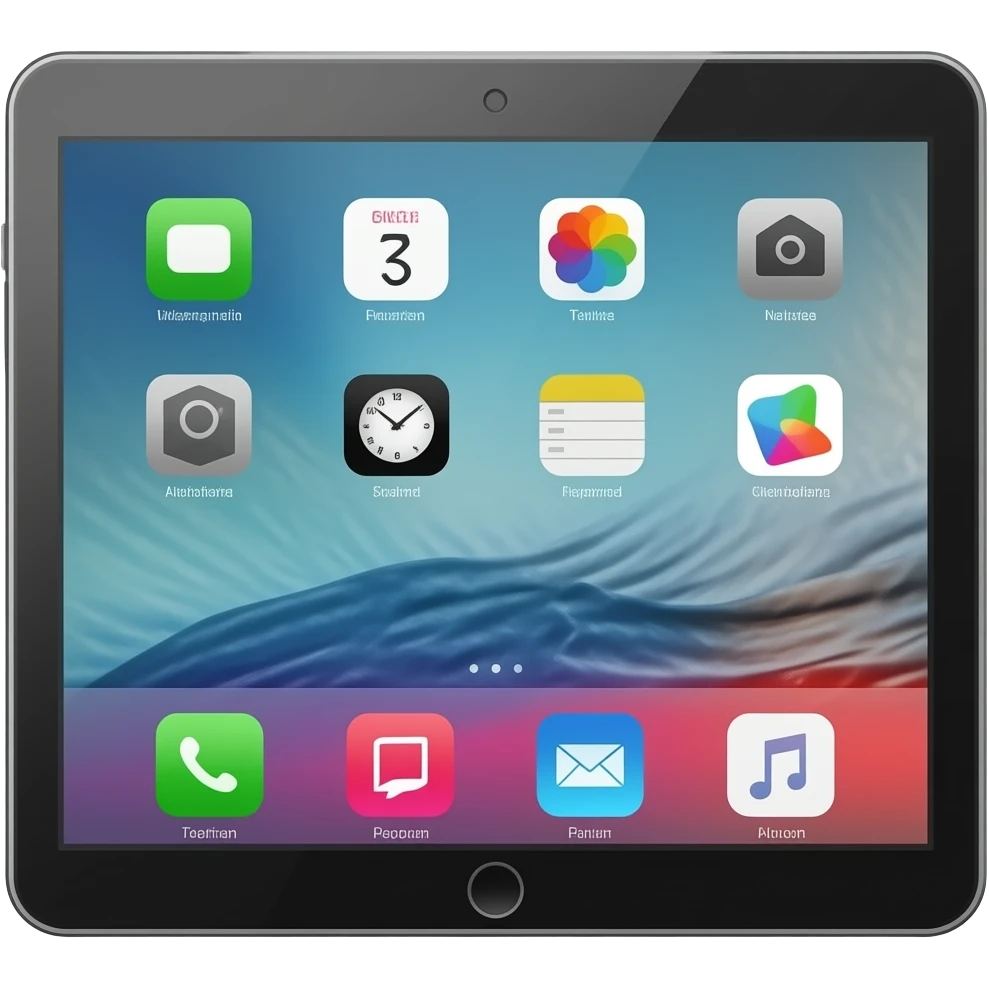 ipad screen emoji