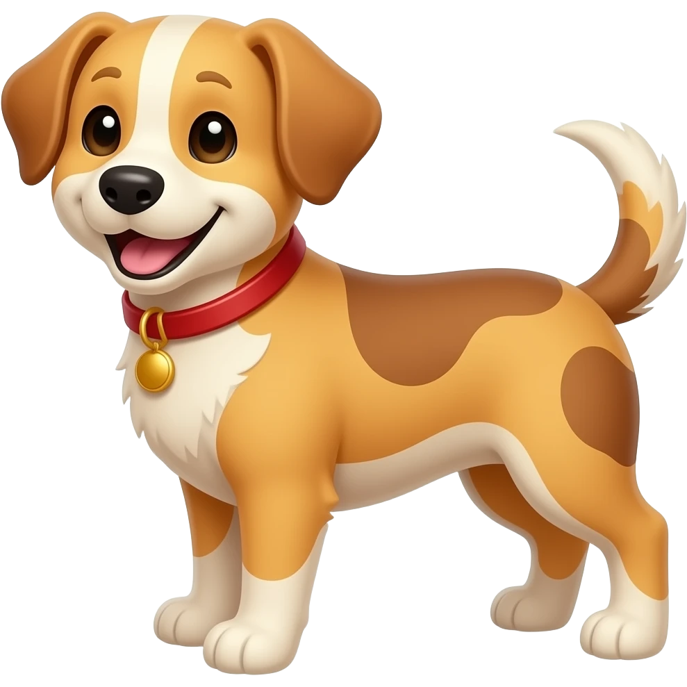 smiling dog emoji