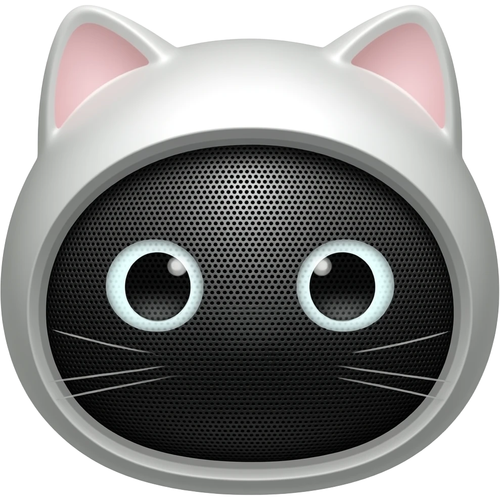 Cat speaker emoji