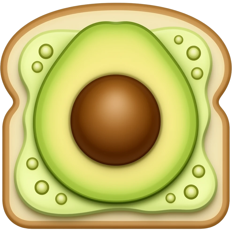 avocado toast emoji