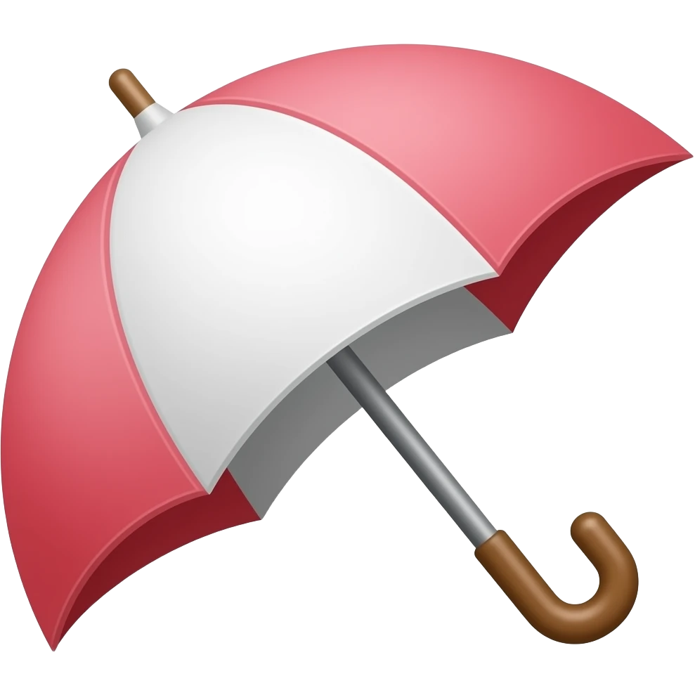 pixeled parasol emoji