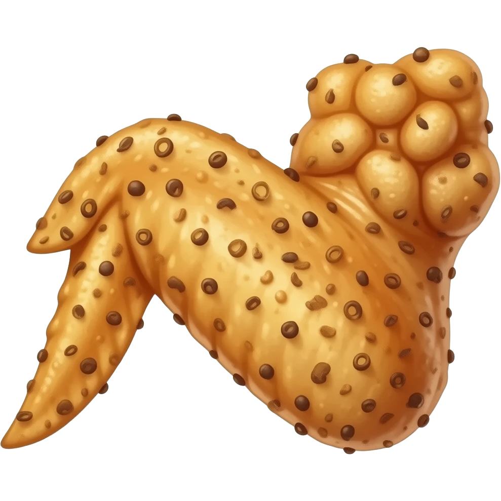 lemon-pepper flavored chicken wing emoji
