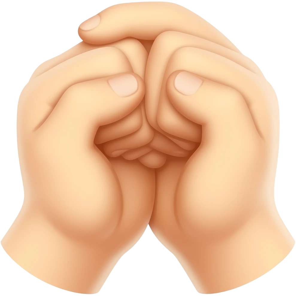 2 hands squeezing emoji