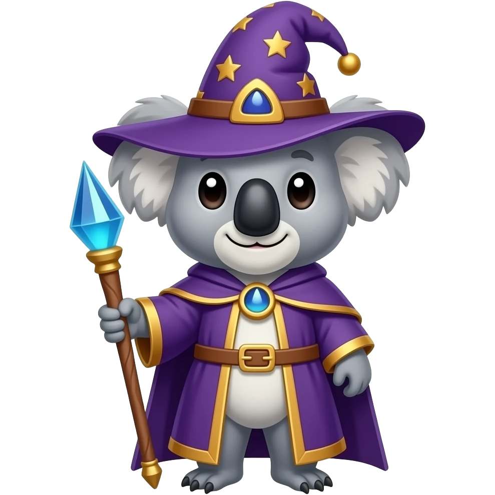 koala wizard emoji