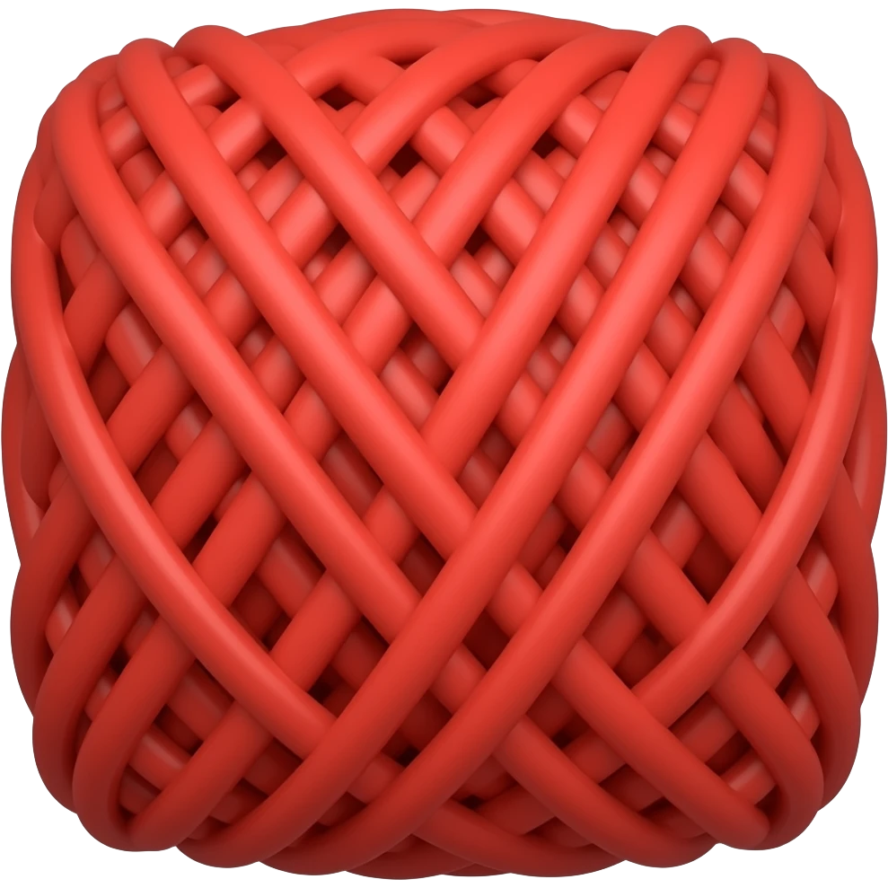 Red string emoji